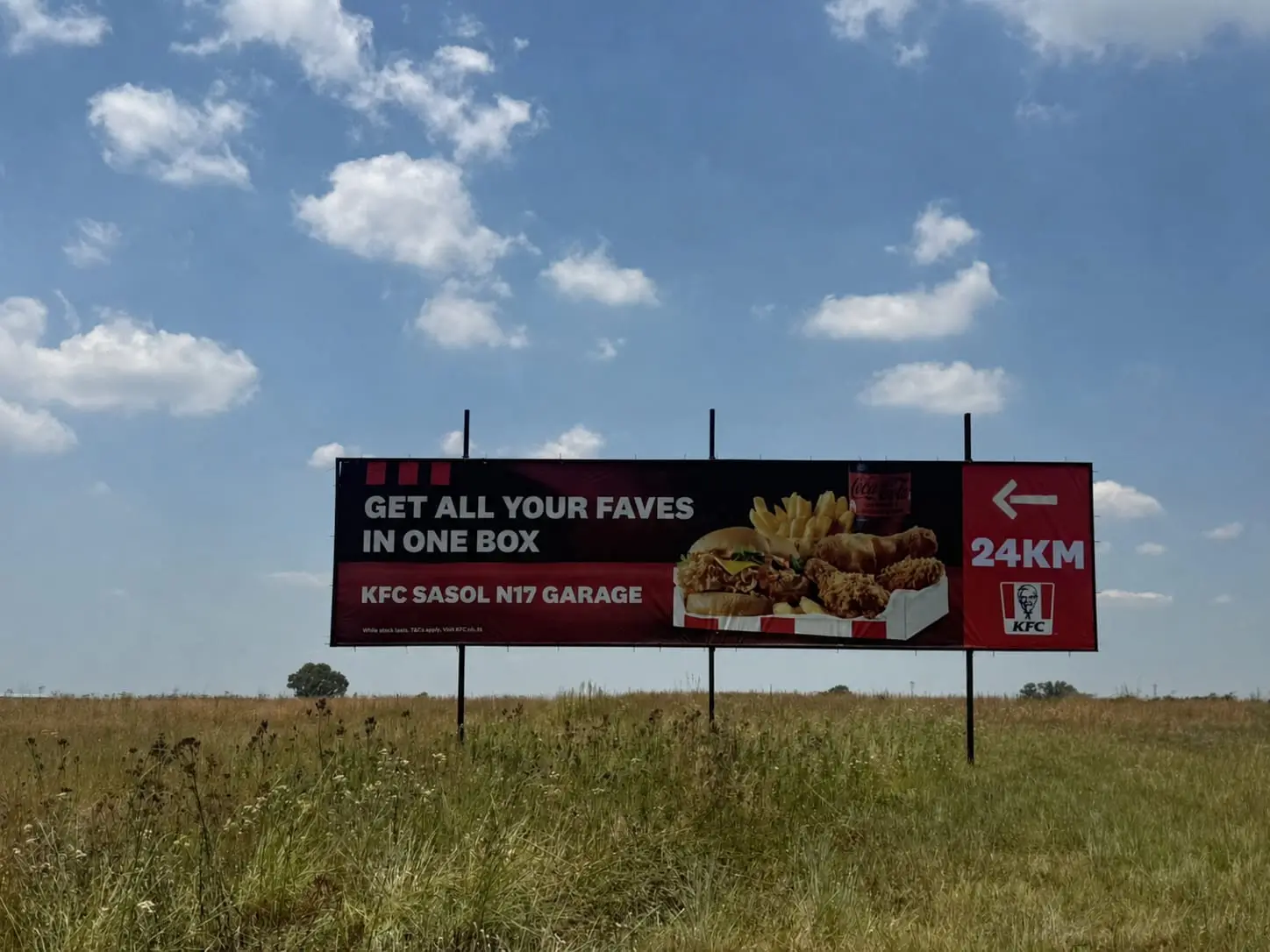 KFC billboard campaign