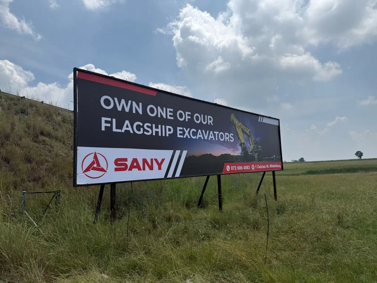 SANY South Africa billboard campaign